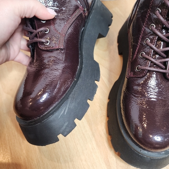 Circus by Sam Edelman Lolita Zipper Combat & Lace-up Boots. Size 9. - Picture 11 of 16